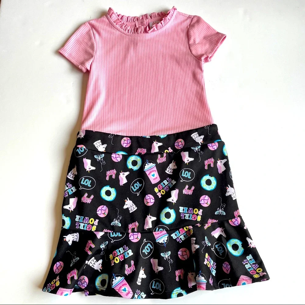 wonder nation pink ribbed